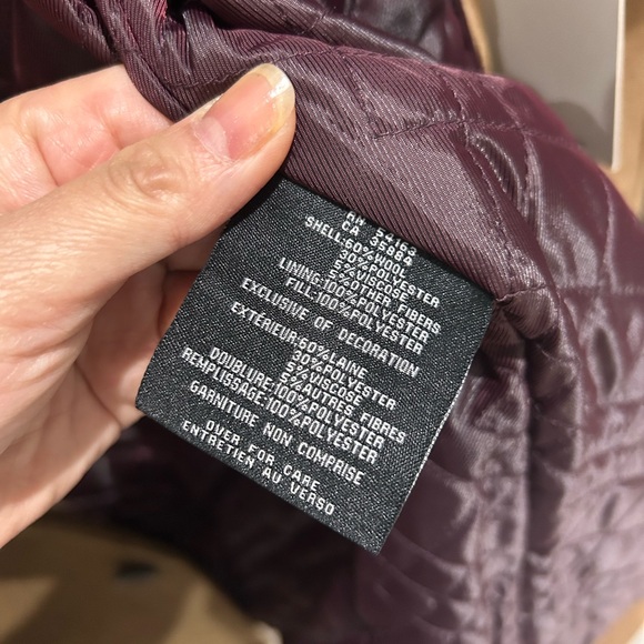 Brand New with Tags Cole Haan Men's Car Coat Wool Blended Caramel Color Size M - Picture 13 of 16